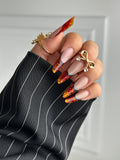 Classic black pinstripe blazer