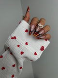 Red Heart Print sleeve
