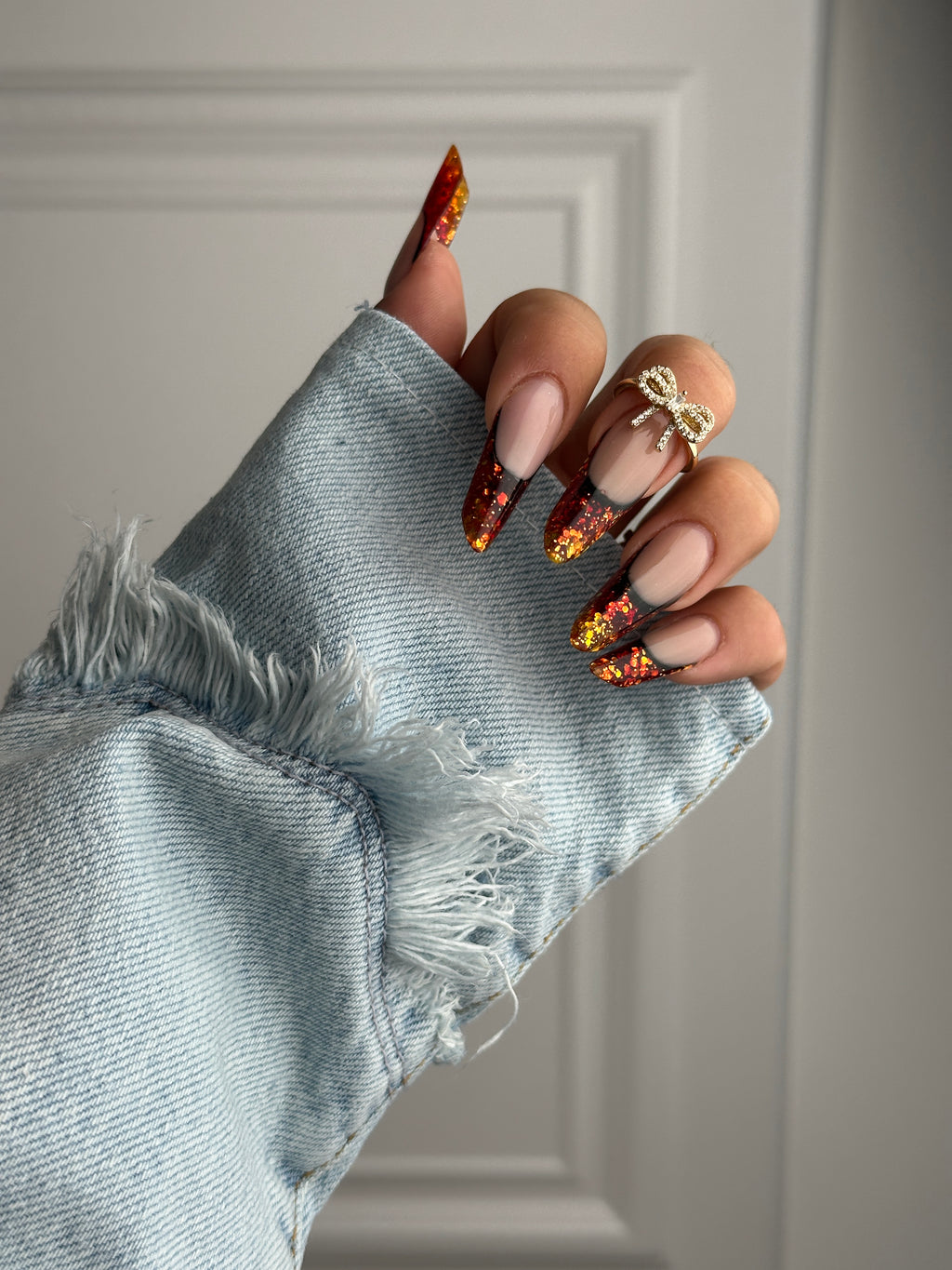 Country style light denim
