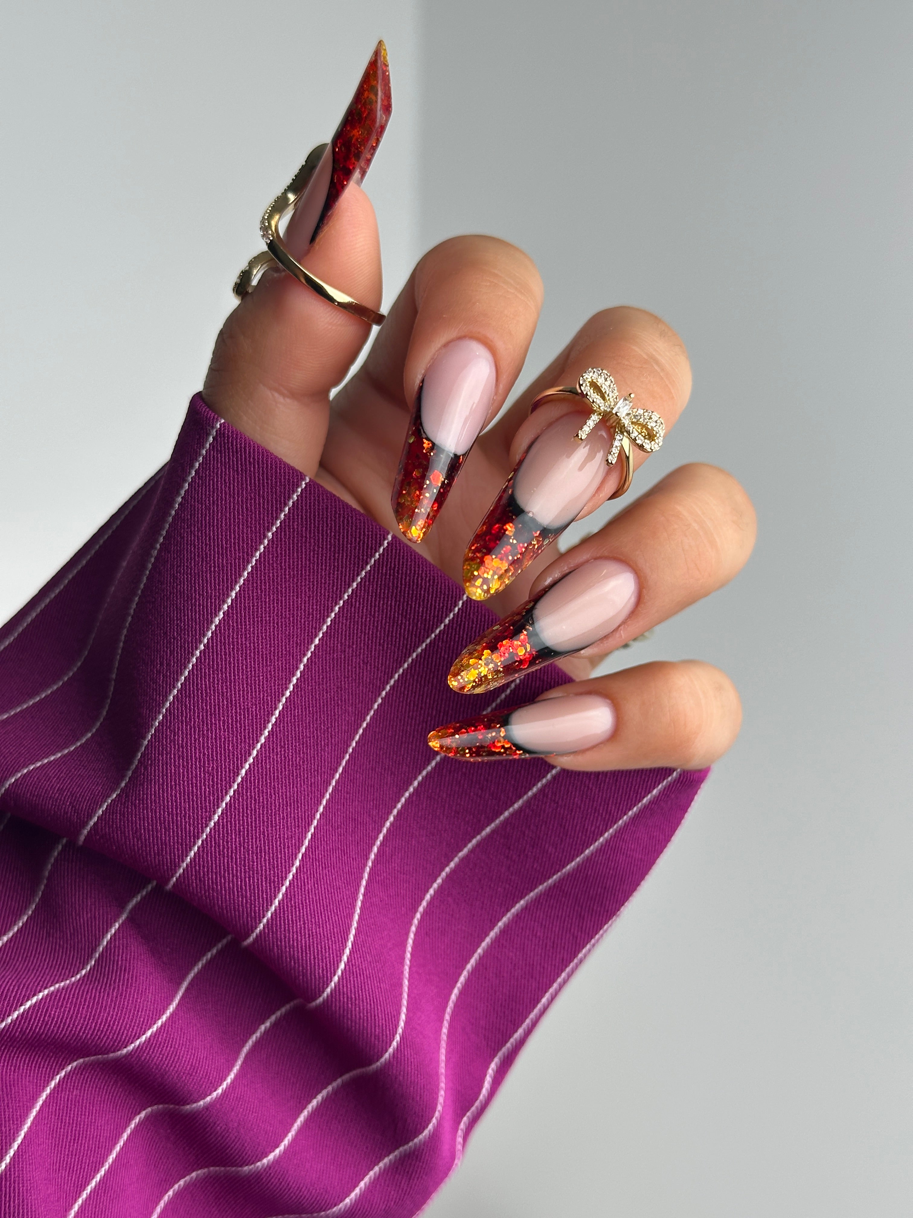 Amethyst Muse Pinstripe