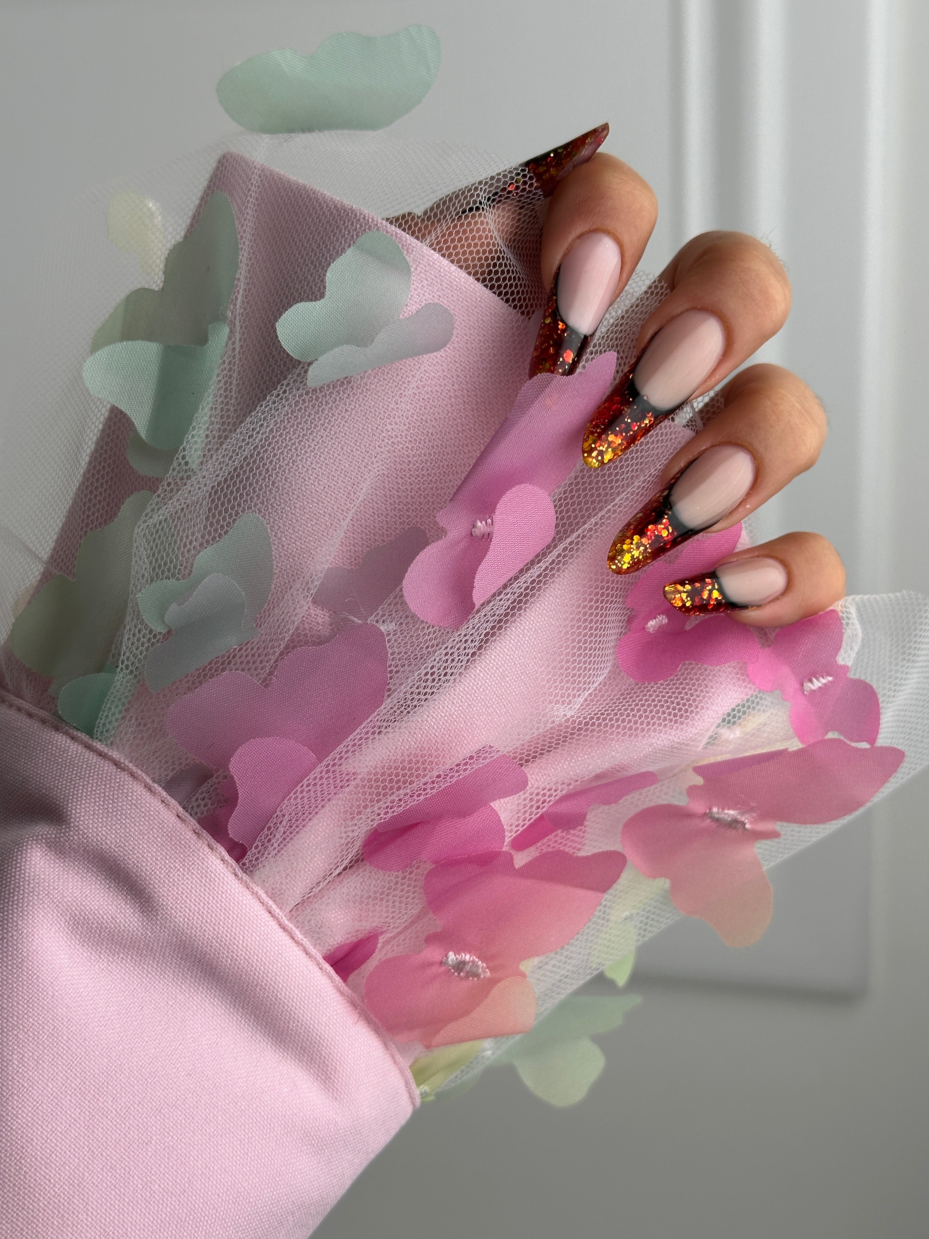 3 in 1 pink with butterflies