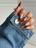 Classic two sides denim sleeve