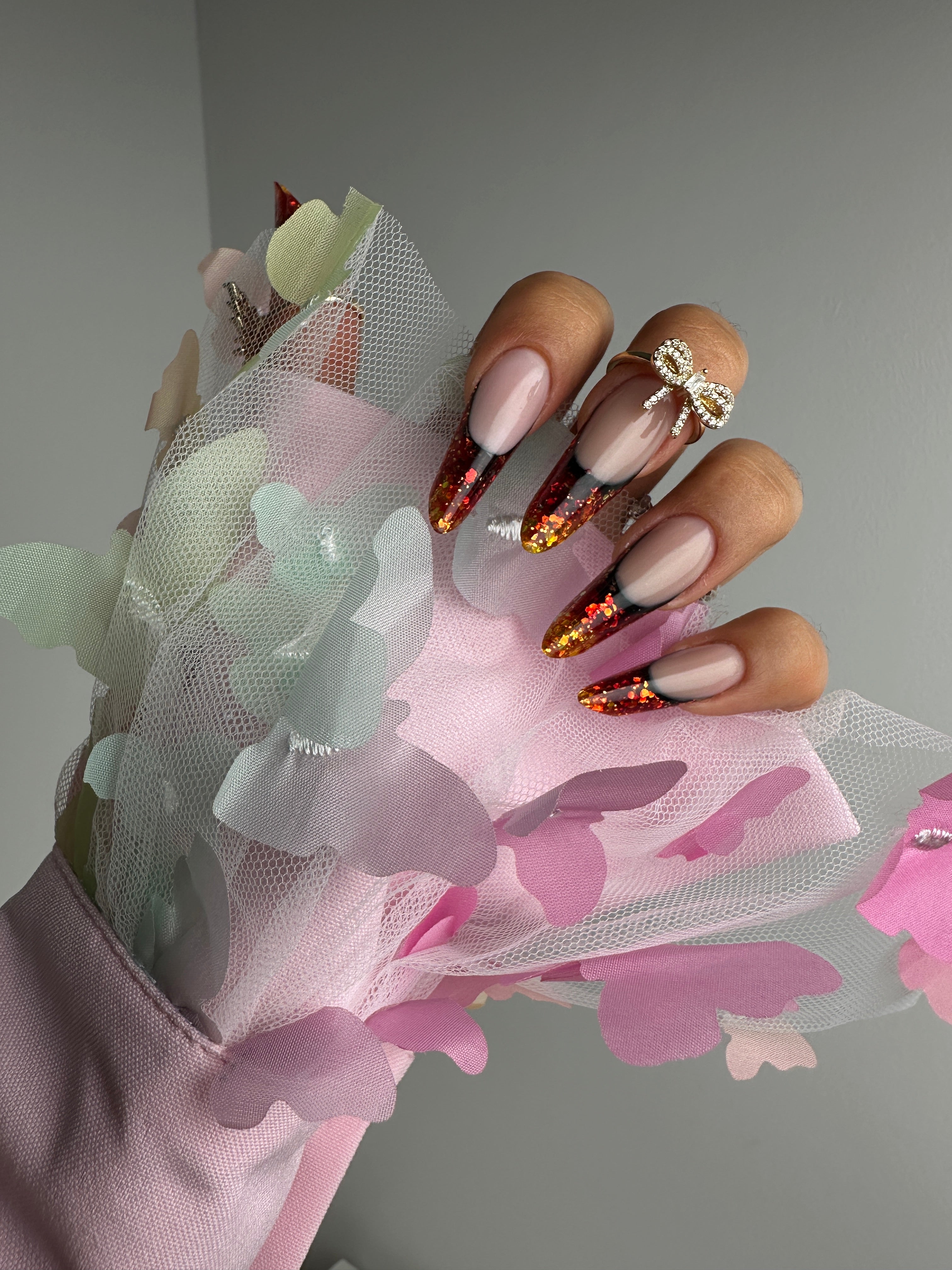 3 in 1 pink with butterflies