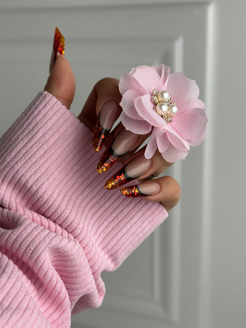 Baby pink bloom ring