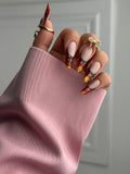 Baby pink pinstripe blazer