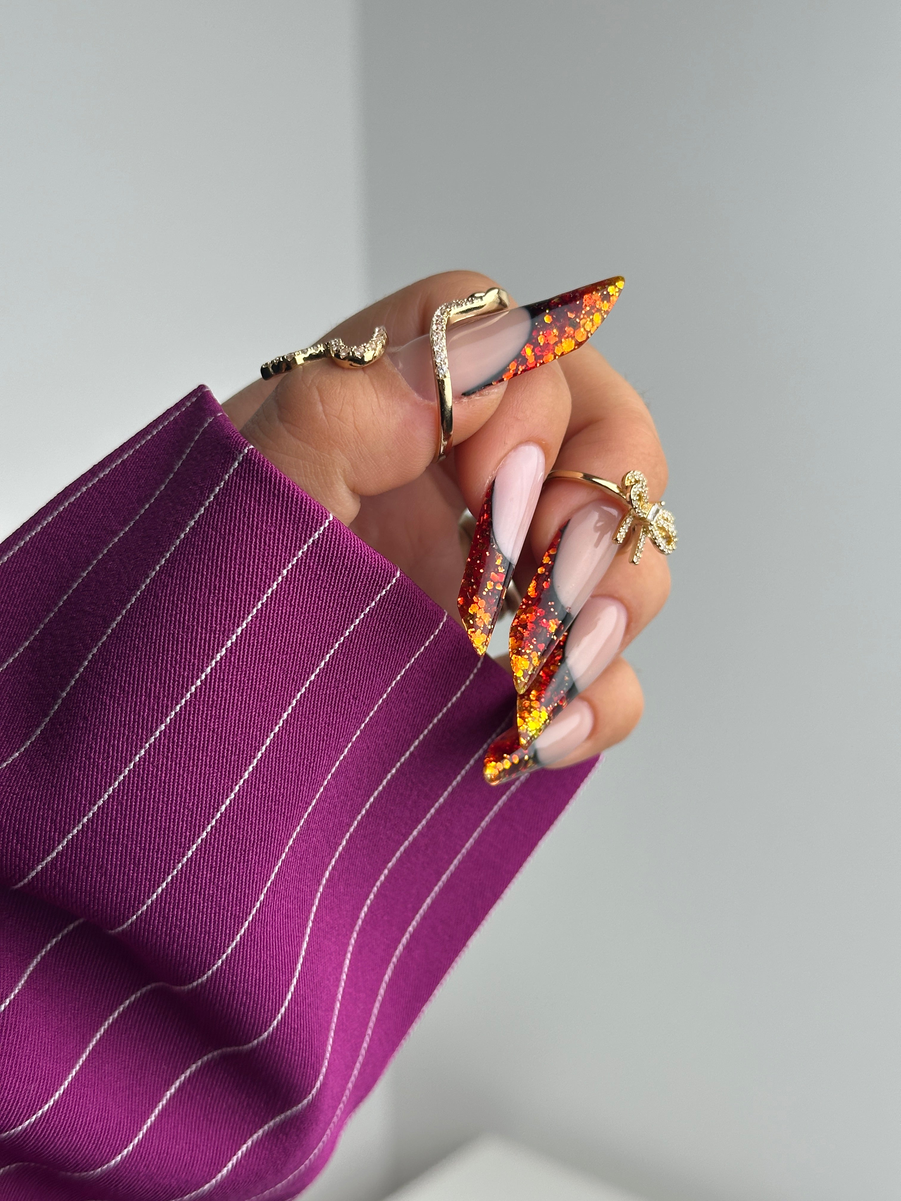 Amethyst Muse Pinstripe