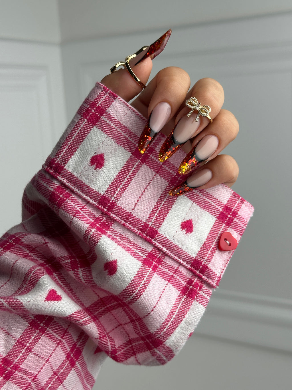 Sweetheart Plaid Photo Sleeve
