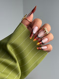 Olive Muse pinstripe blazer